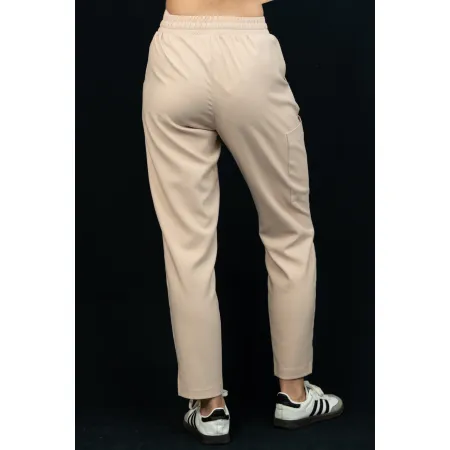 Spodnie medyczne MEDI TEDDY - VELVERDA OAT SCRUB